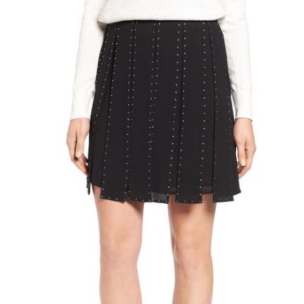 Black stud slash skirt NWT MICHAEL Michael Kors